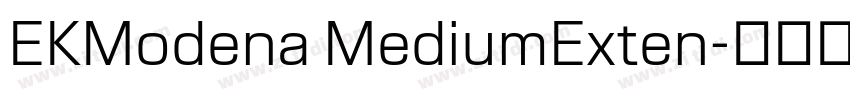 EKModena MediumExten字体转换
